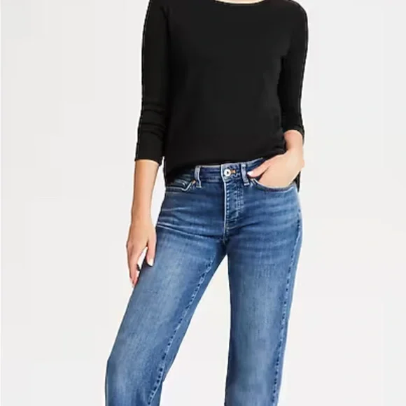 J. Jill Perfect Pima 100% Pima Cotton Black Long Sleeve Tee Top T-Shirt Size XS - Picture 7 of 12